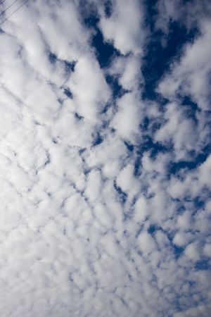 a blue sky for background