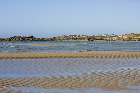 view of coastline in brittanyの写真素材