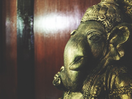 Lord of success, ganesha statueの写真素材