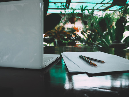 Work in nature Good environment Make good ideas And the job came out well. The picture of paper,...