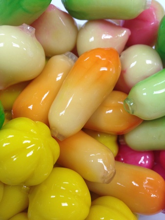 Thai dessert colorful fruitの素材