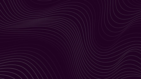 Wavy, waving, billowy and undulating, squiggle lines. Curvy, squiggle, squiggle lines. Abstract wavy stripes. Vector illustrationのイラスト素材