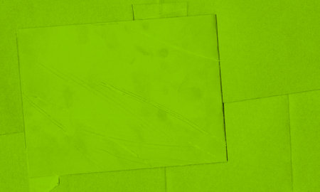 Lime green paper texture for background and design elementsの写真素材