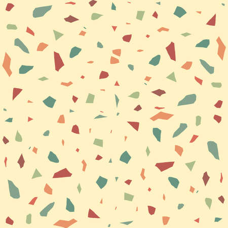 Terrazzo stone in earth tone colorの写真素材