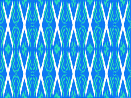 Ikat pattern as ethnic fabric. Design for fabric, background, wallpaper, vector, carpet, traditional fabric in blue tone. Wallpaper in seamless pattern design. Native design in geometric pattern.の写真素材
