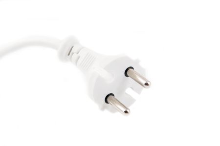 A close up of an electrical cord. の写真素材