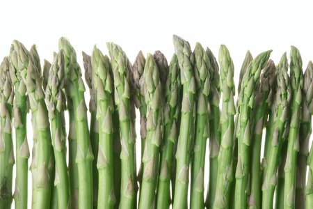 Asparagus isolated on white backgroundの写真素材
