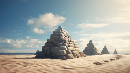 Cute pug dog sitting on a wooden chair in the kitchenの素材