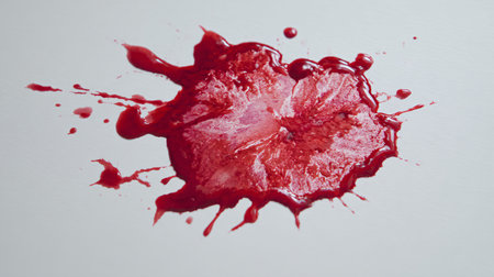 Professional Blood Stains Cut Out with Vivid Visuals for Your Projectsの素材