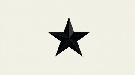 Black Star Icon Vector Illustration for Graphic Design Projectsの素材