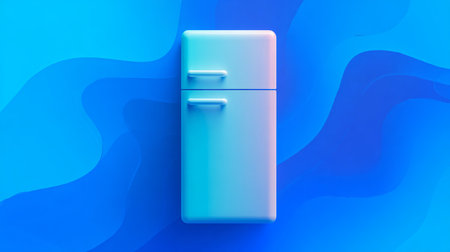 Modern Blue Fridge Banner for Professional Useの素材