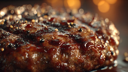 Succulent Grilled Beef Closeup for Culinary Enthusiastsの素材