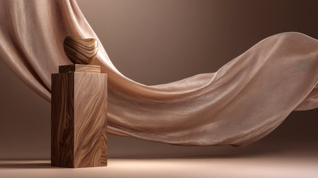 Elegant 3D Display of Feminine Luxury Designの素材