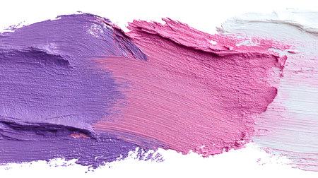 Elegant Abstract Brush Stroke Design in Pastel Pink and Lavender Purpleの素材