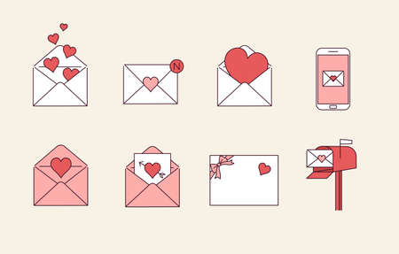love lettersのイラスト素材