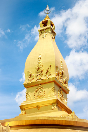 Golden temple in Thailandの写真素材