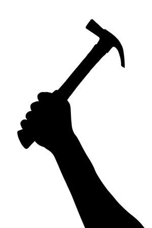 Hammer it!の写真素材