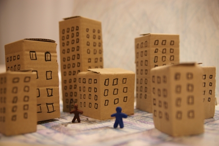 Fake city の写真素材