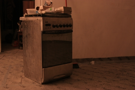 Moving out of apartment の写真素材
