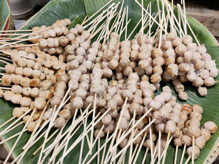 Look Chin Ping, Thai Snackの写真素材