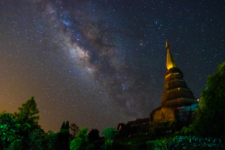 milky wayの写真素材
