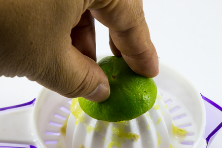wring lime for lime juiceの写真素材