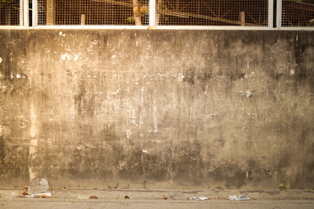 Textured street wall in Bangkokの写真素材