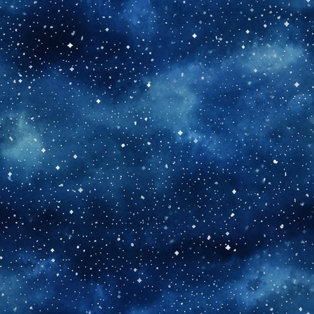 Seamless pattern of stars in deep space. Abstract background.の素材