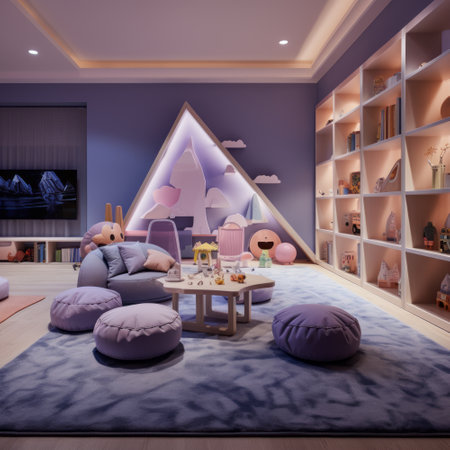 Interior of children's room. 3D render. 3D illustrationの素材