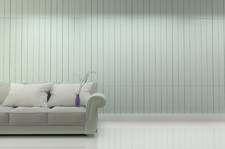 Modern Living room interior in elegant style. 3D renderingの写真素材
