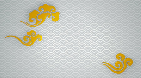 Japanese white background floor and wall background. 3D renderingの写真素材