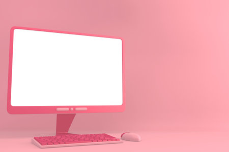 Finance colorful minimalist, mockup business style abstract cartoon 3d renderingの写真素材