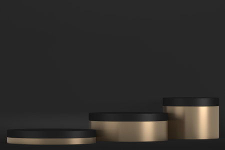 The Stage podium for products decoration suitable .3D renderingの写真素材