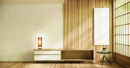 sofa and decoration japan on Modern room interior.の写真素材