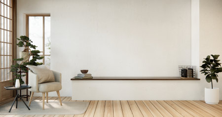 armchair minimalist design japan style.の写真素材