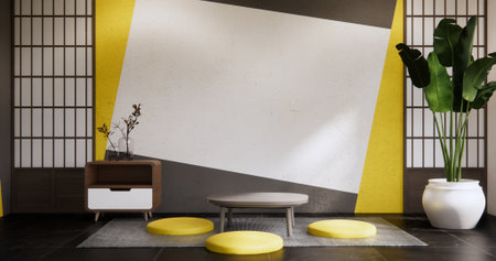 low table and pillow Japanese style room