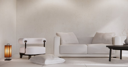 sofa armchair minimalist design in living room