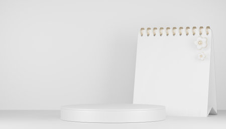 The Stage podium for products decoration suitable .3D renderingの写真素材