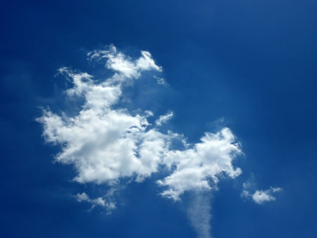 Clouds in the skyの写真素材