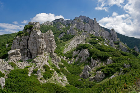 Rock city (Radove skaly) in the Western Tatras (Rohace)の写真素材