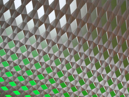 Interior decoration in Oslo Opera House by Olafur Eliassonの写真素材