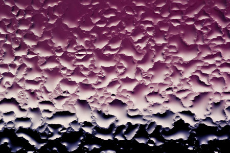 Abstract background with waterdrops, black, white and purple colorの写真素材