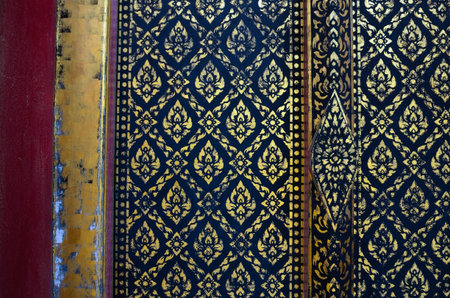 Temple door in Thailand