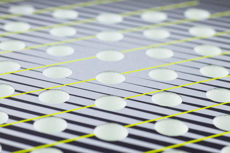 Abstract background with selective focus. Openings rackets for playing beach tennis.の写真素材