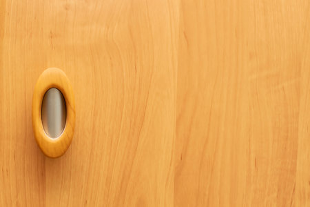 Beautiful and brilliant cabinet handle.の写真素材