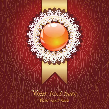 Decorative glossy ball backgroundのイラスト素材