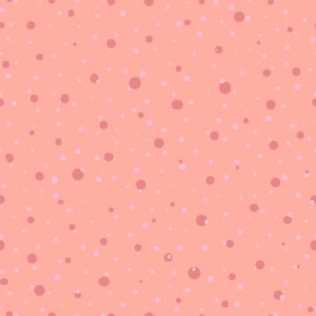 Pink powder seamless pattern with lots of dots.のイラスト素材