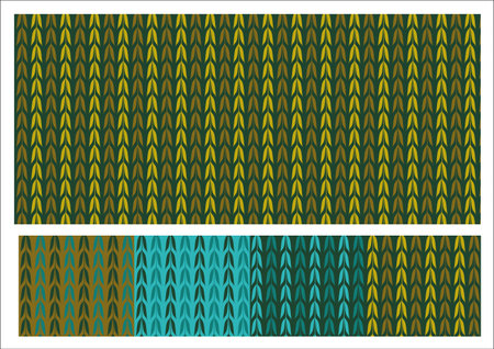 Seamless background with leaves in several colors