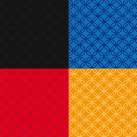 Abstract seamless pattern in several color optionsのイラスト素材