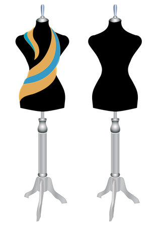 mannequin sewingのイラスト素材
